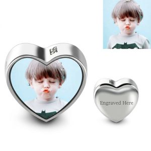 Kundenspezifischer Herzphoto Glücksbringer