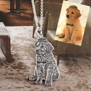 Halskette mit Tierphoto